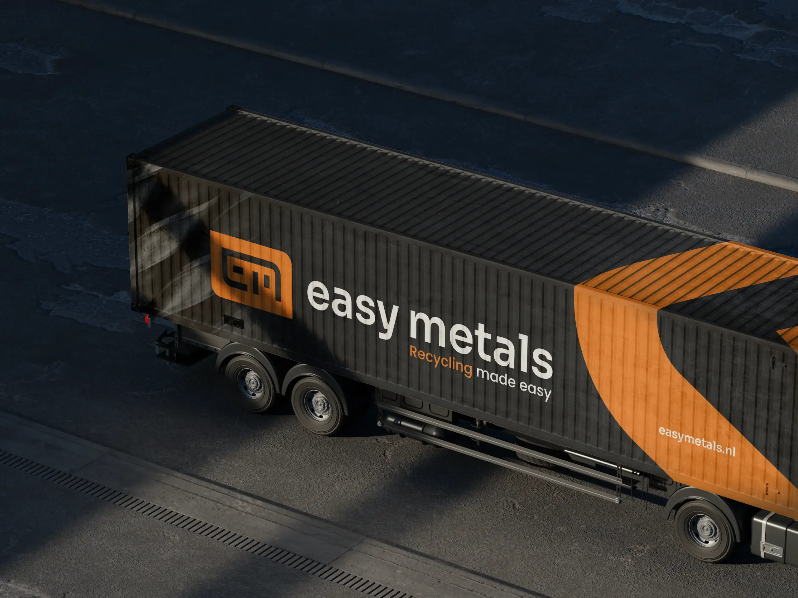 Easy metals truck metaal transport